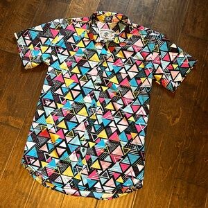 Boys button up short sleeve shirt